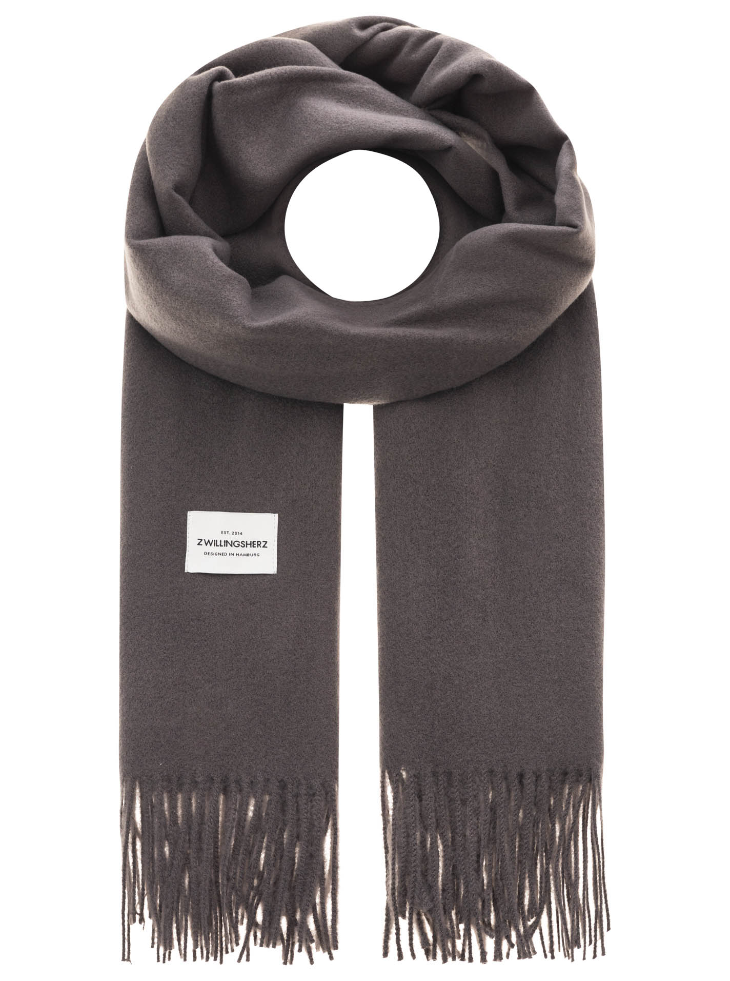 Kuschelschal "Uni & Franse"