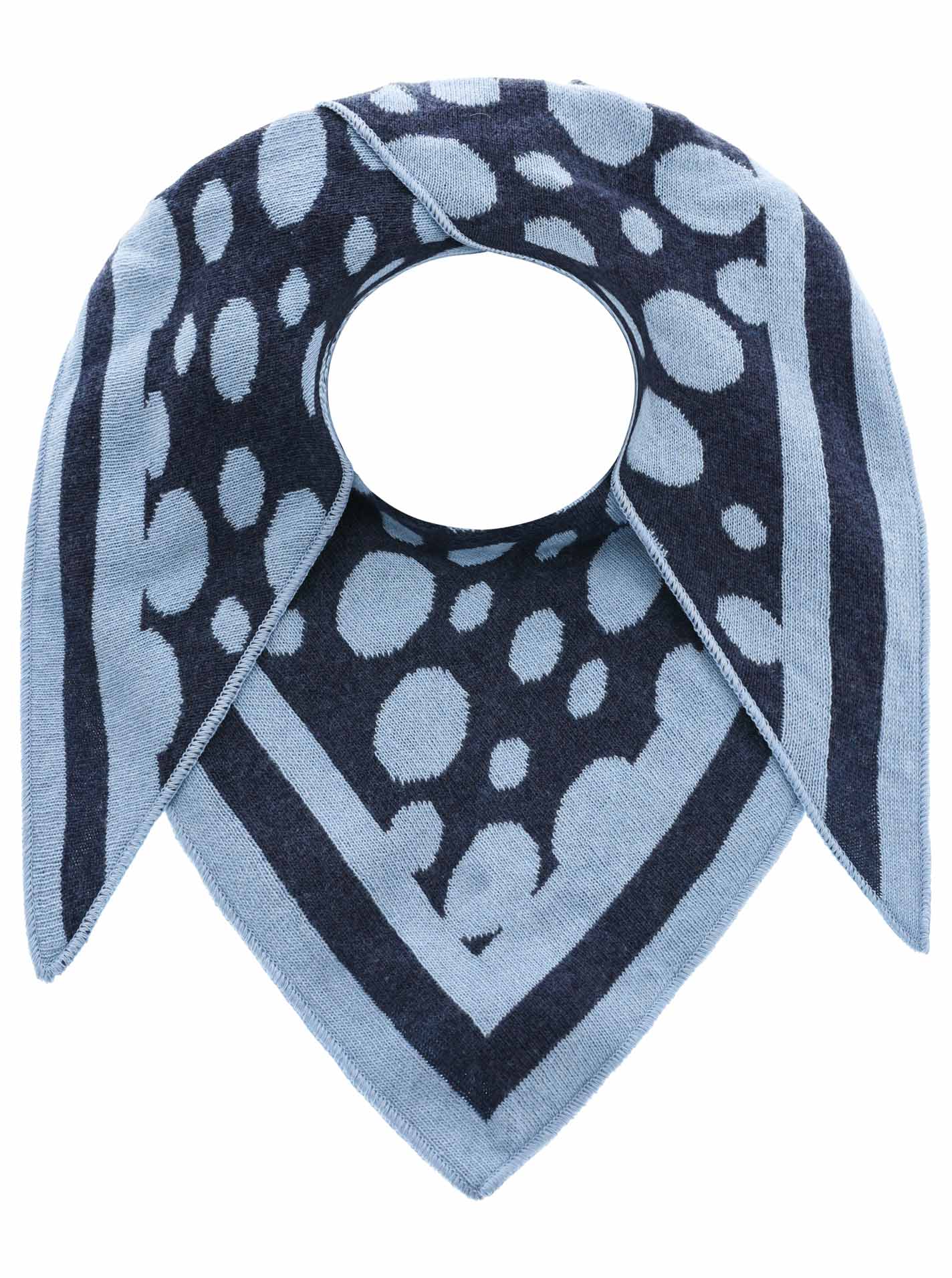 Dreieckstuch Cashmere "Wild Punkte"