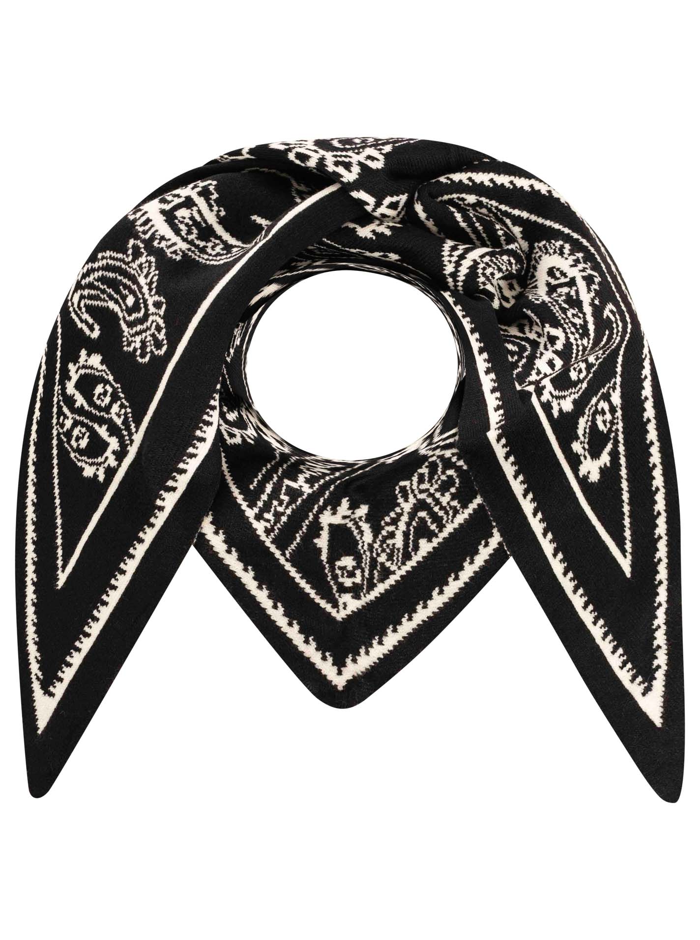 Dreieckstuch Viskose "Paisley"
