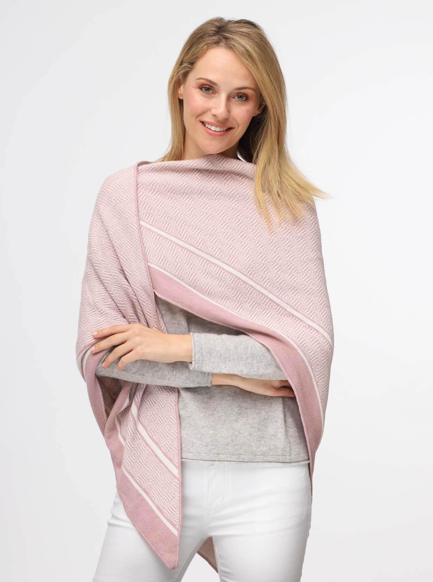 Dreieckstuch Kaschmir "Labyrinth Story"