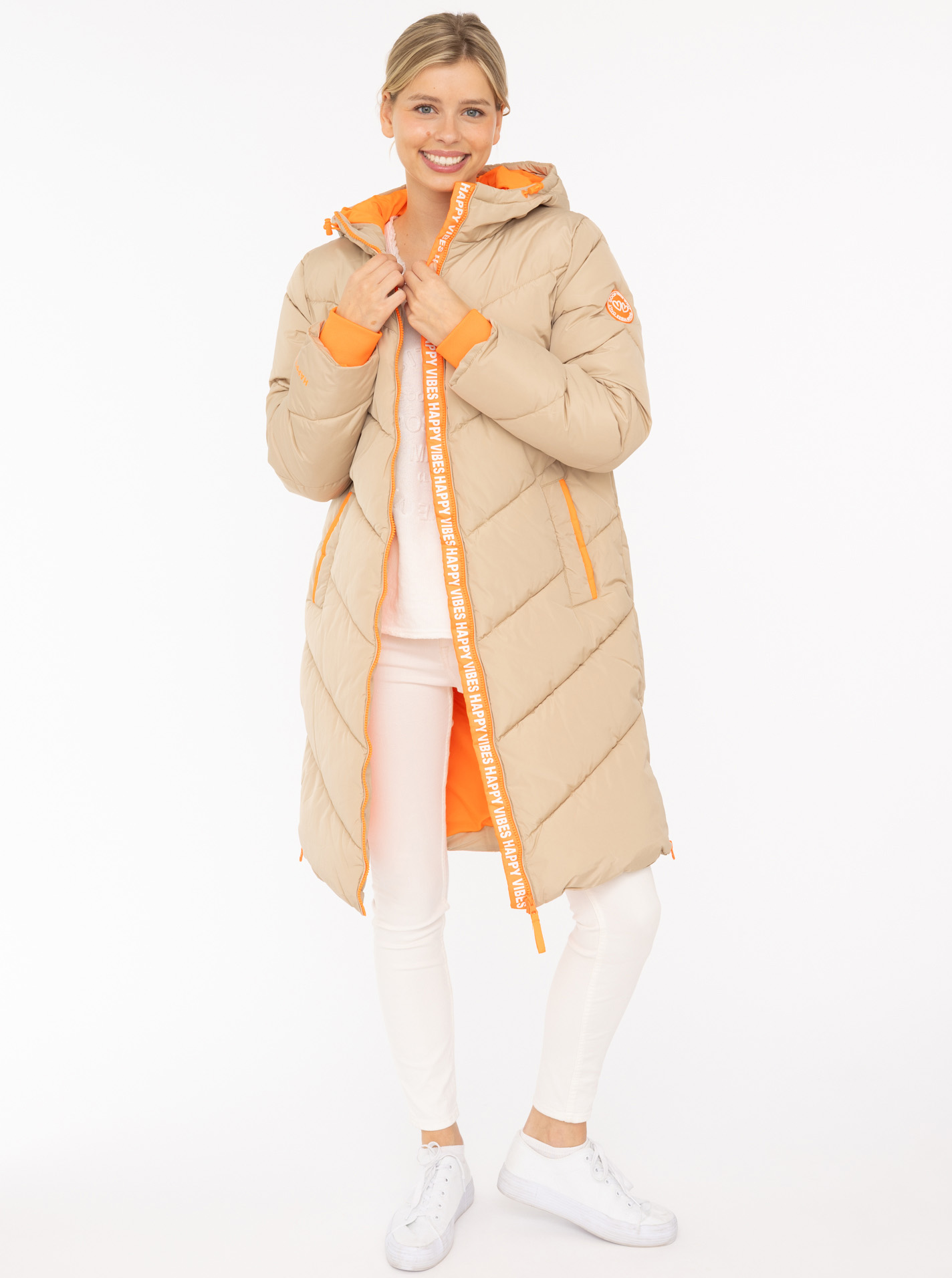 Steppmantel "Happy Vibes"