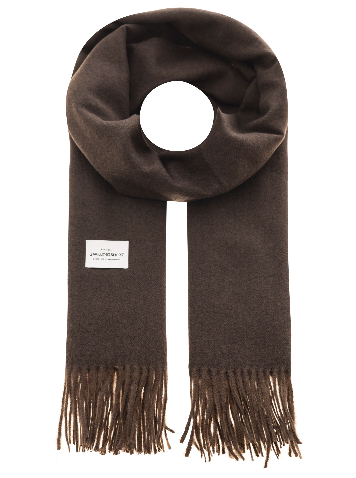 Kuschelschal "Uni & Franse"