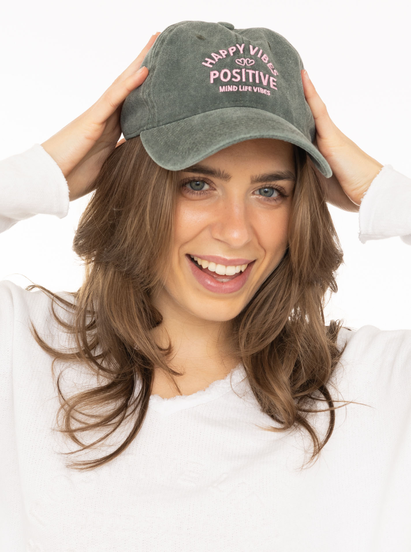 Cap BW 10er Set "Happy Vibes"