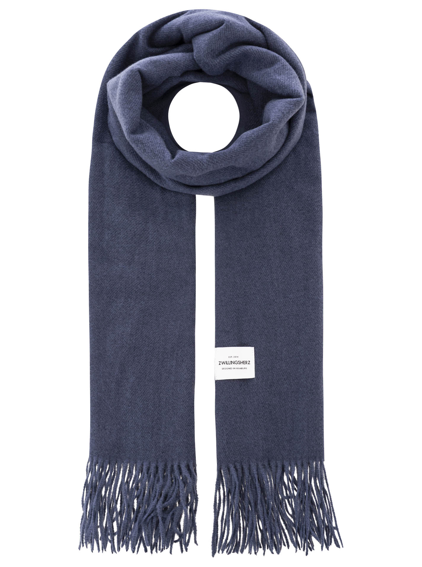 Winterschal "Fransen Uni"