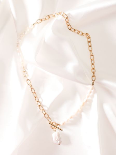 Perlenkette mit Gliederelementen "Perlentraum"