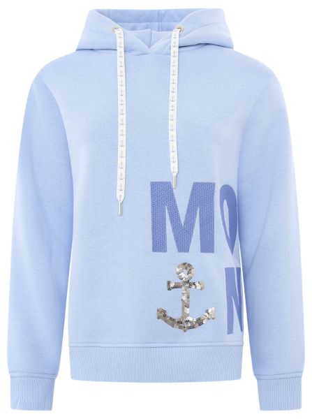 Hoodie BW Paillette "Moin"