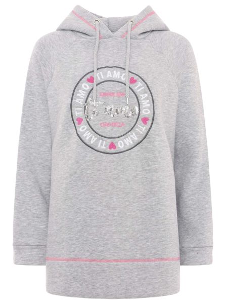 Oversize Hoodie BW "Amore Per Sempre"